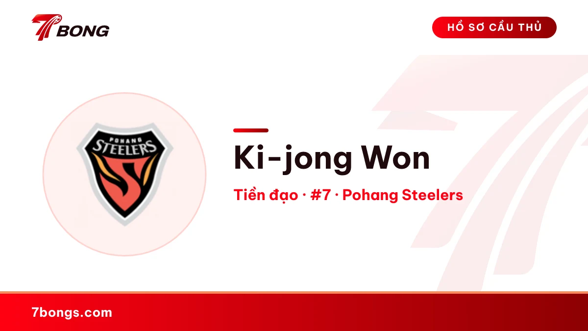Ki-jong Won — Pohang Steelers