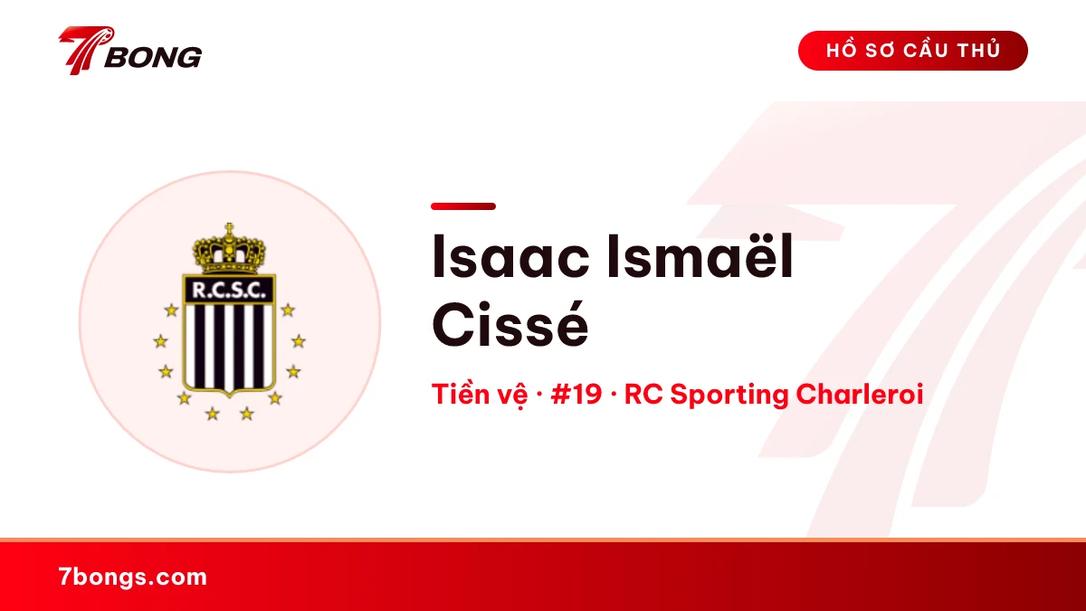 Isaac Ismaël Cissé — RC Sporting Charleroi