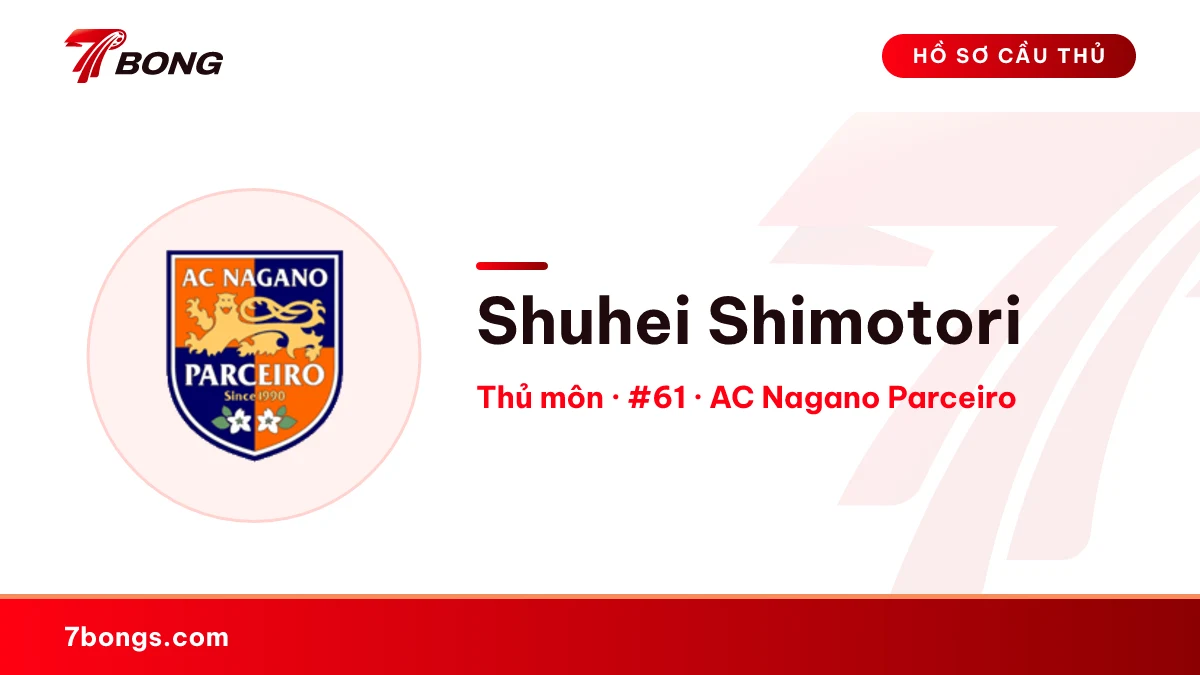 Shuhei Shimotori — AC Nagano Parceiro