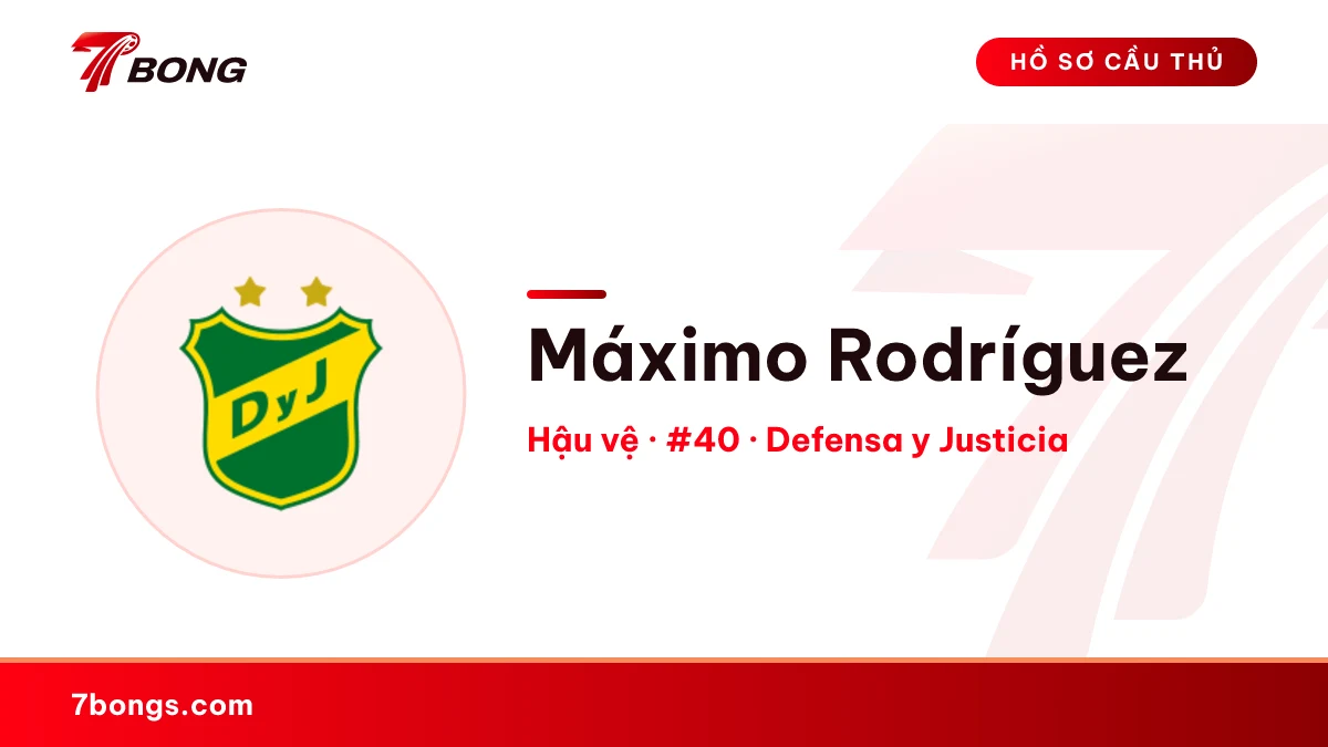 Máximo Rodríguez — Defensa y Justicia