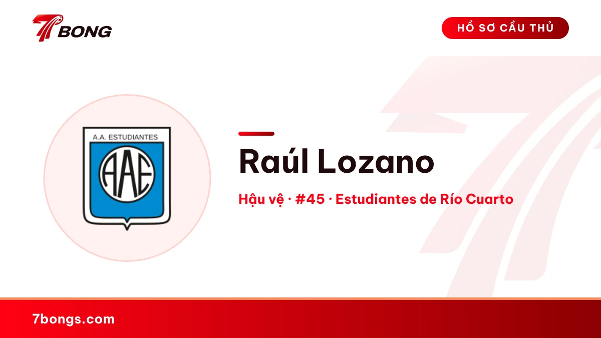 Raúl Lozano — Estudiantes de Río Cuarto