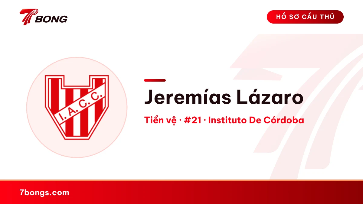 Jeremías Lázaro — Instituto De Córdoba