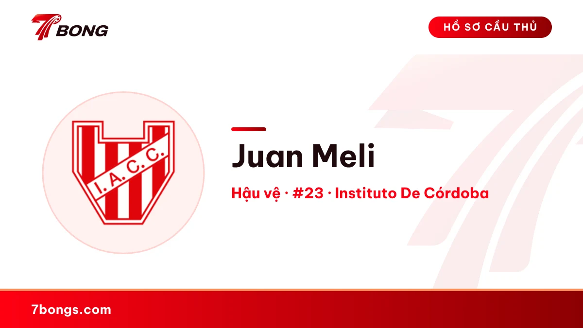 Juan Meli — Instituto De Córdoba