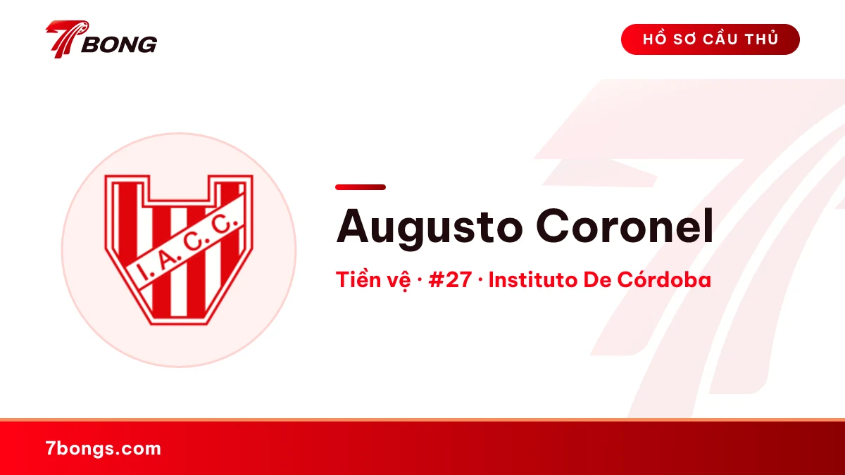 Augusto Coronel — Instituto De Córdoba