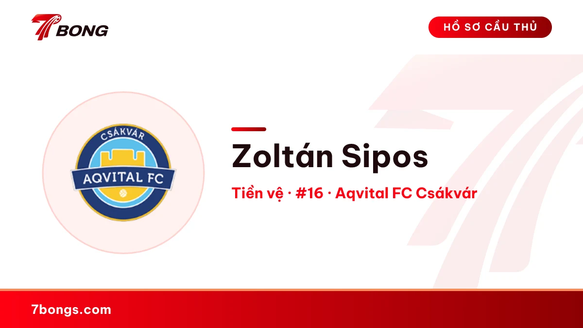 Zoltán Sipos — Aqvital FC Csákvár