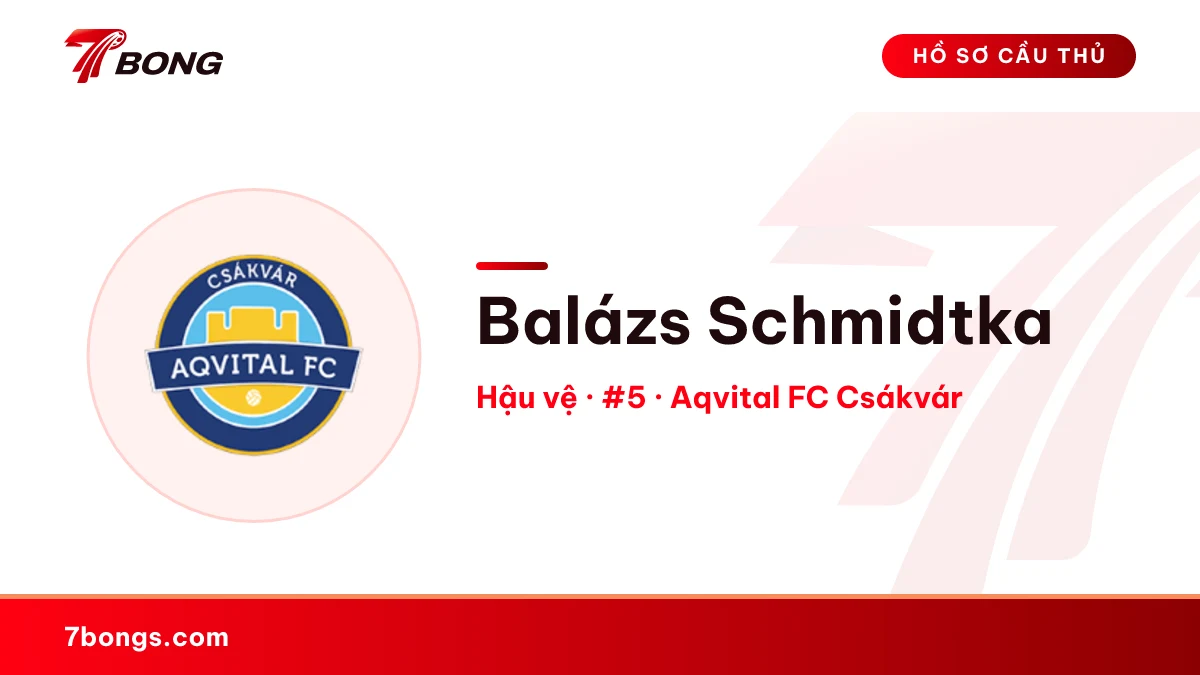 Balázs Schmidtka — Aqvital FC Csákvár