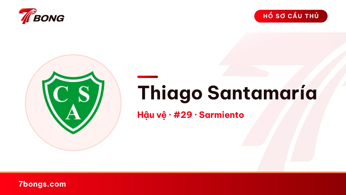 Thiago Santamaría — Sarmiento