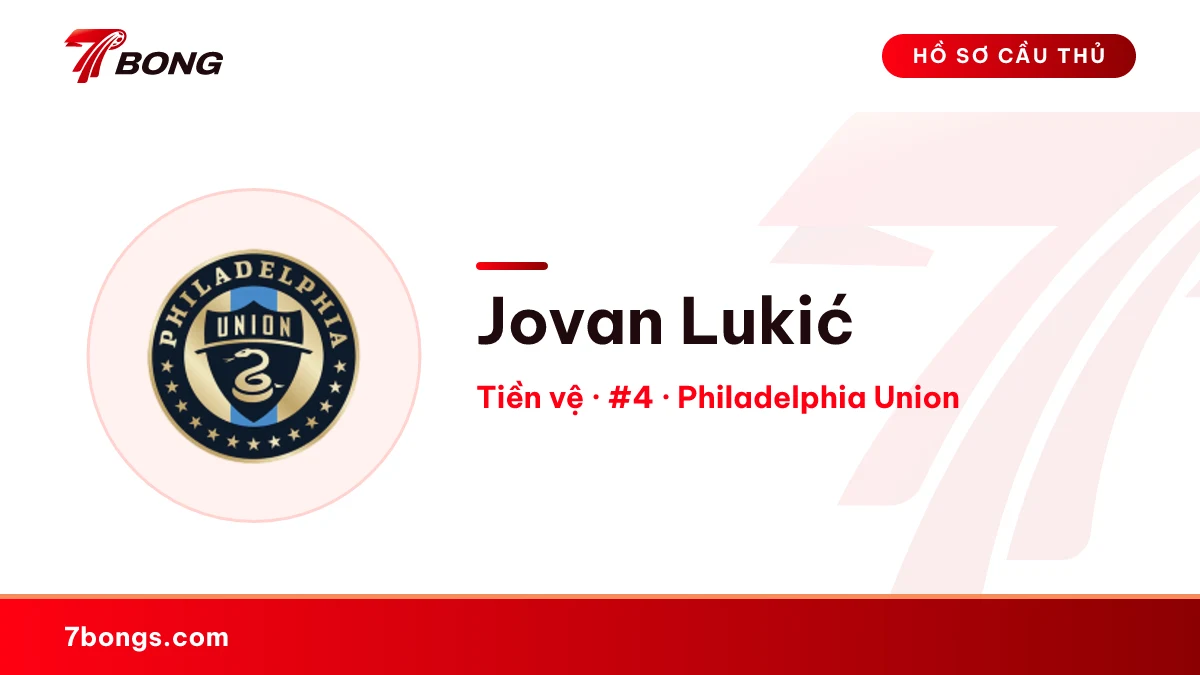 Jovan Lukić — Philadelphia Union