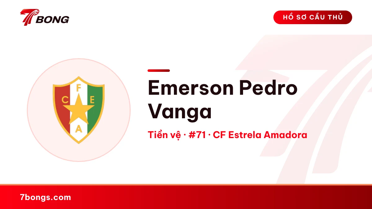 Emerson Pedro Vanga — CF Estrela Amadora