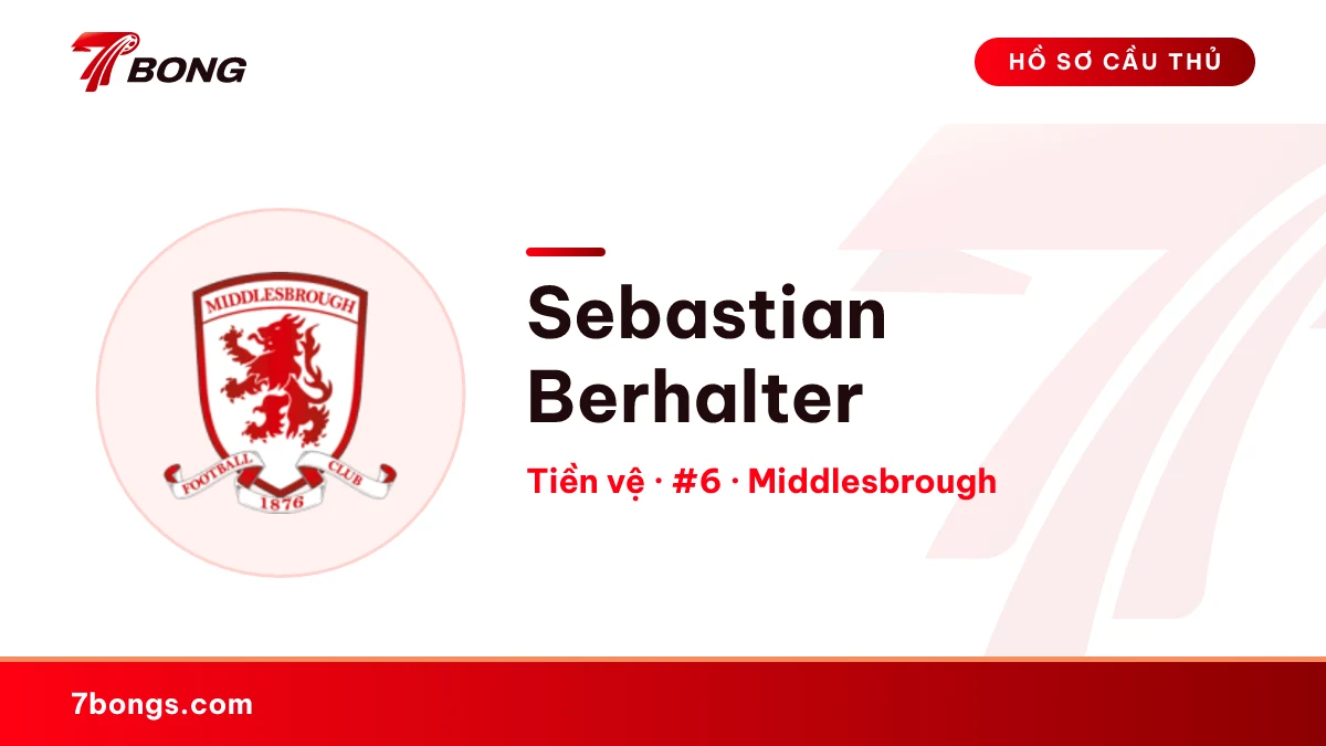 Sebastian Berhalter — Middlesbrough