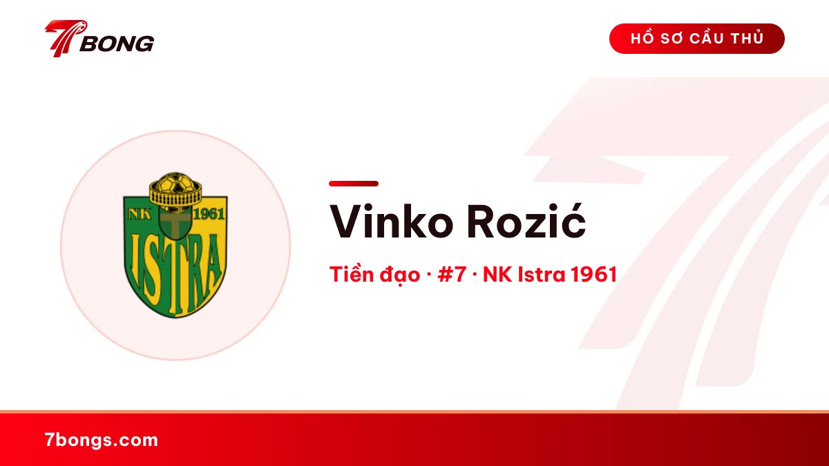 Vinko Rozić — NK Istra 1961