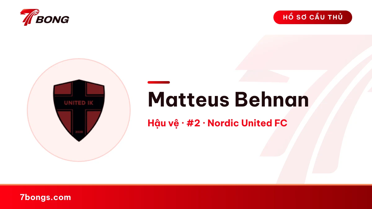 Matteus Behnan — Nordic United FC