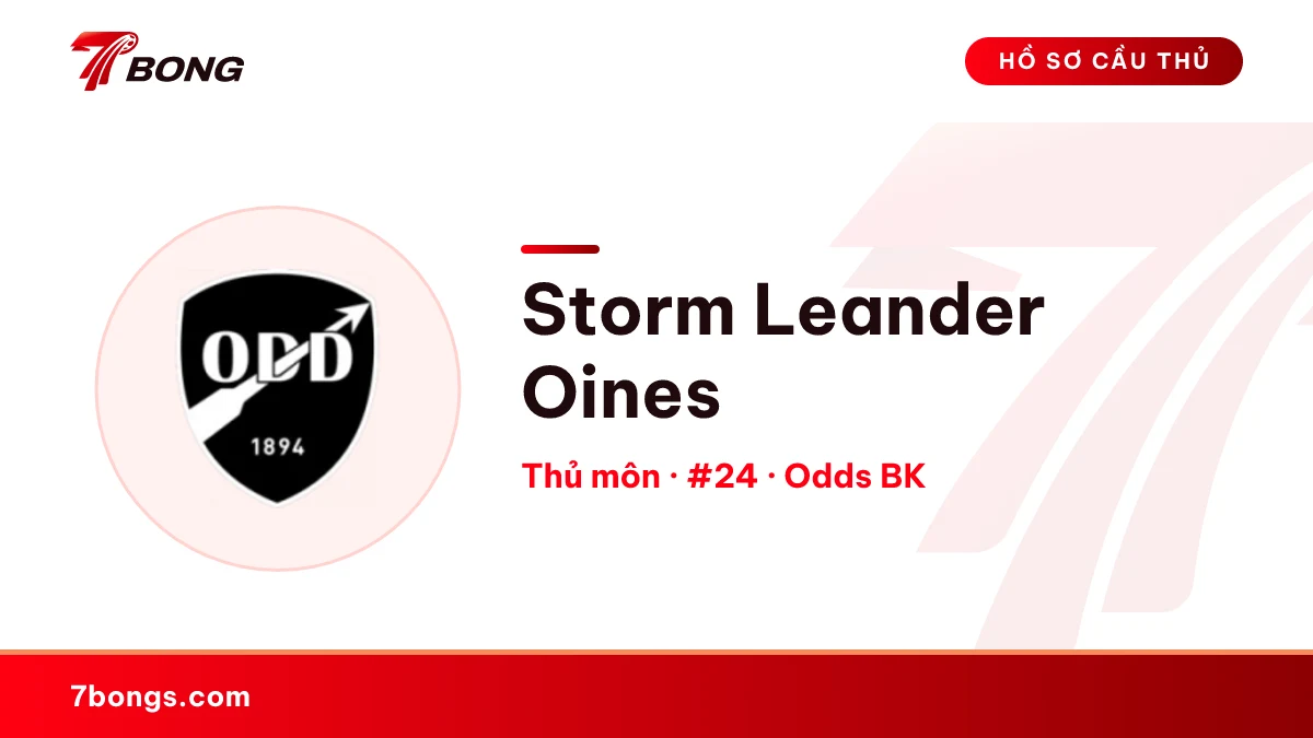 Storm Leander Oines — Odds BK