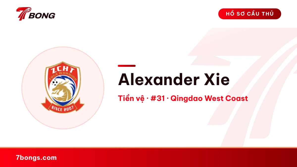 Alexander Xie — Qingdao West Coast