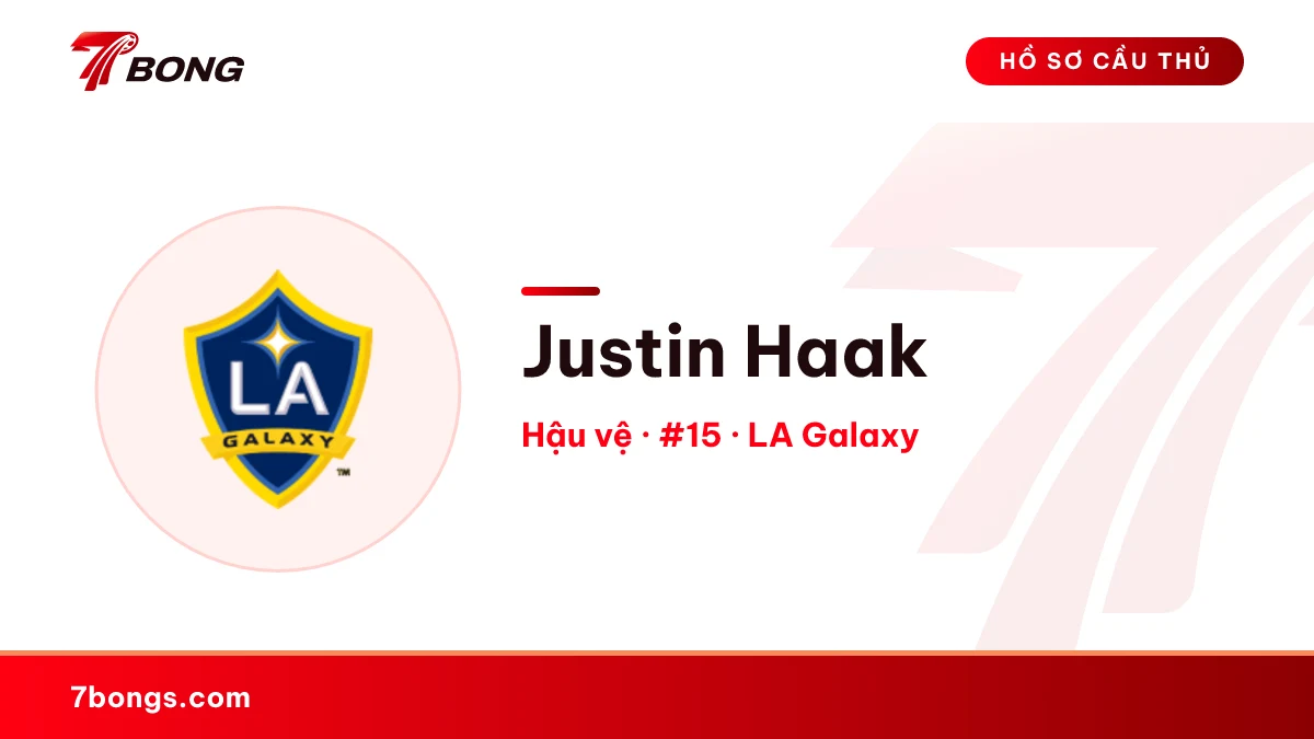 Justin Haak — LA Galaxy