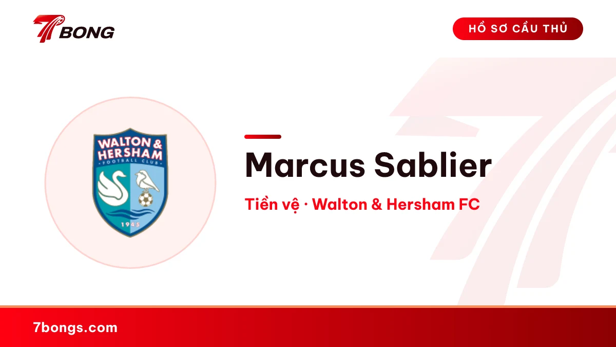 Marcus Sablier — Walton & Hersham FC