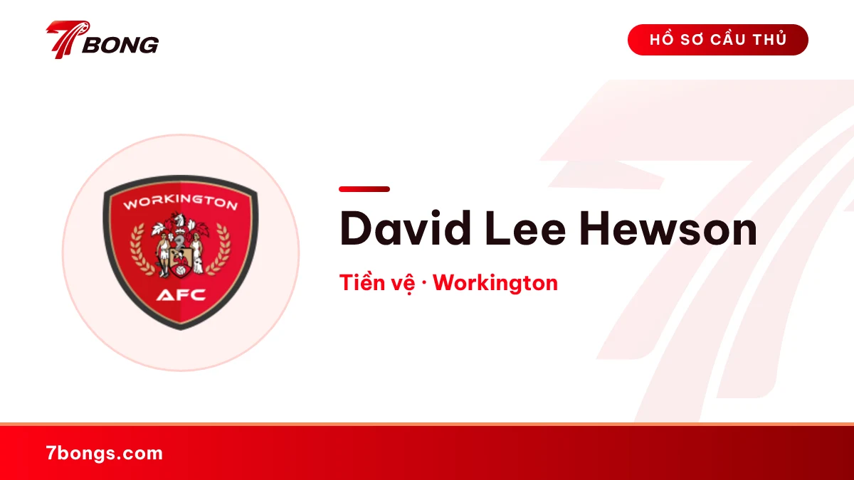 David Lee Hewson — Workington