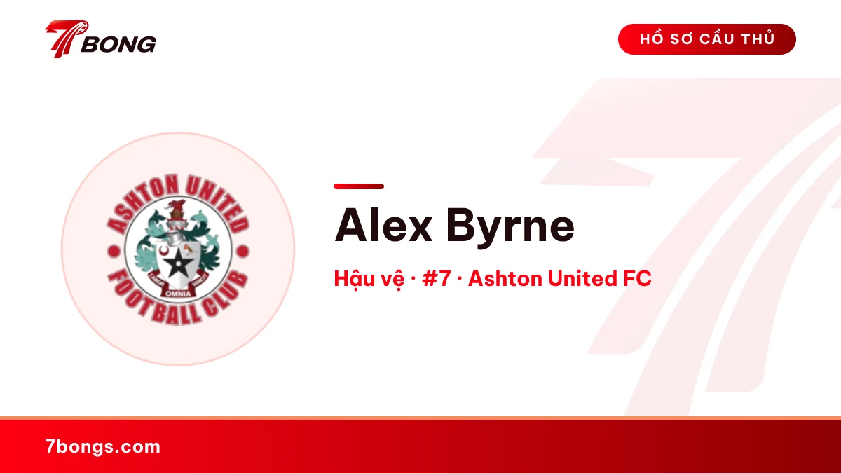 Alex Byrne — Ashton United FC