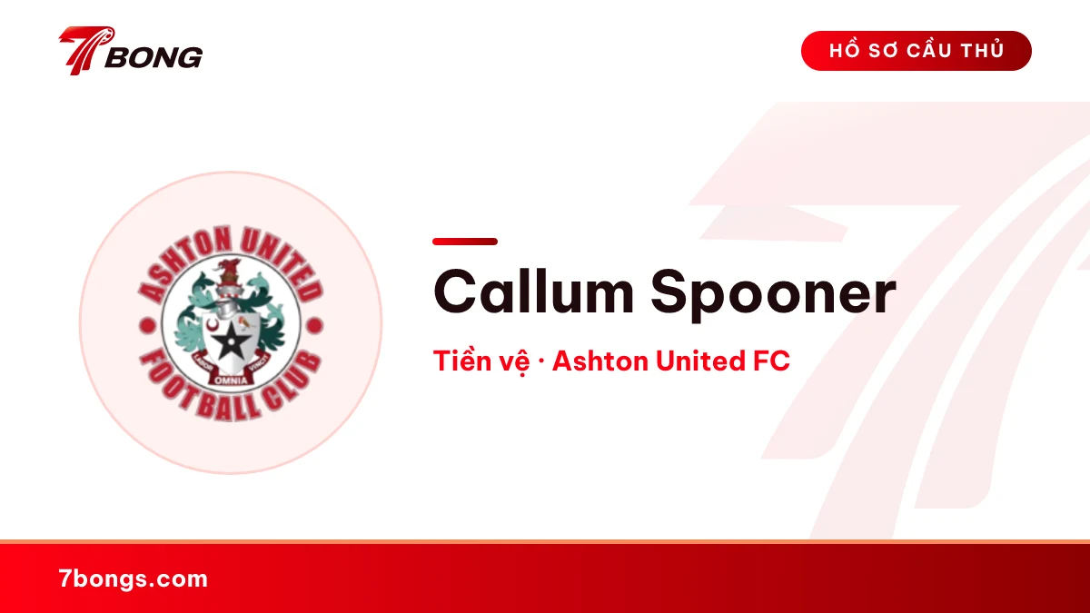 Callum Spooner — Ashton United FC