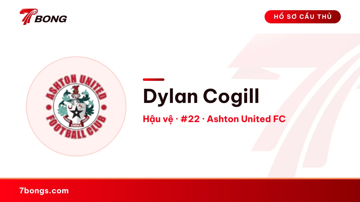 Dylan Cogill — Ashton United FC