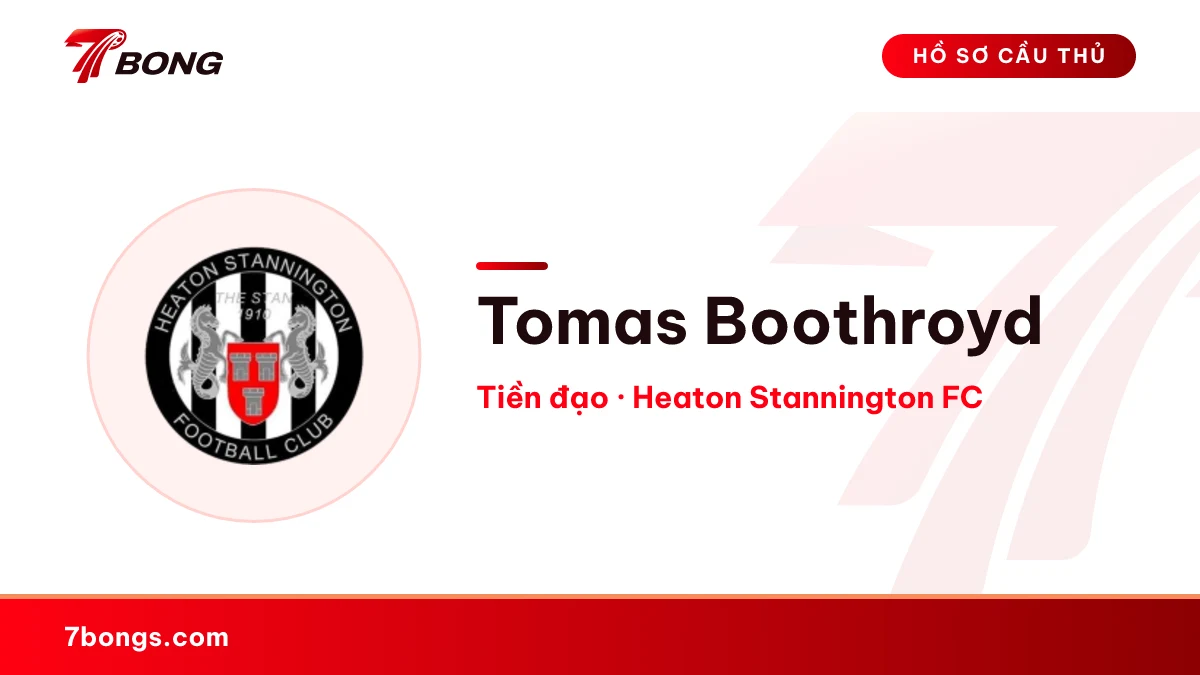 Tomas Boothroyd — Heaton Stannington FC