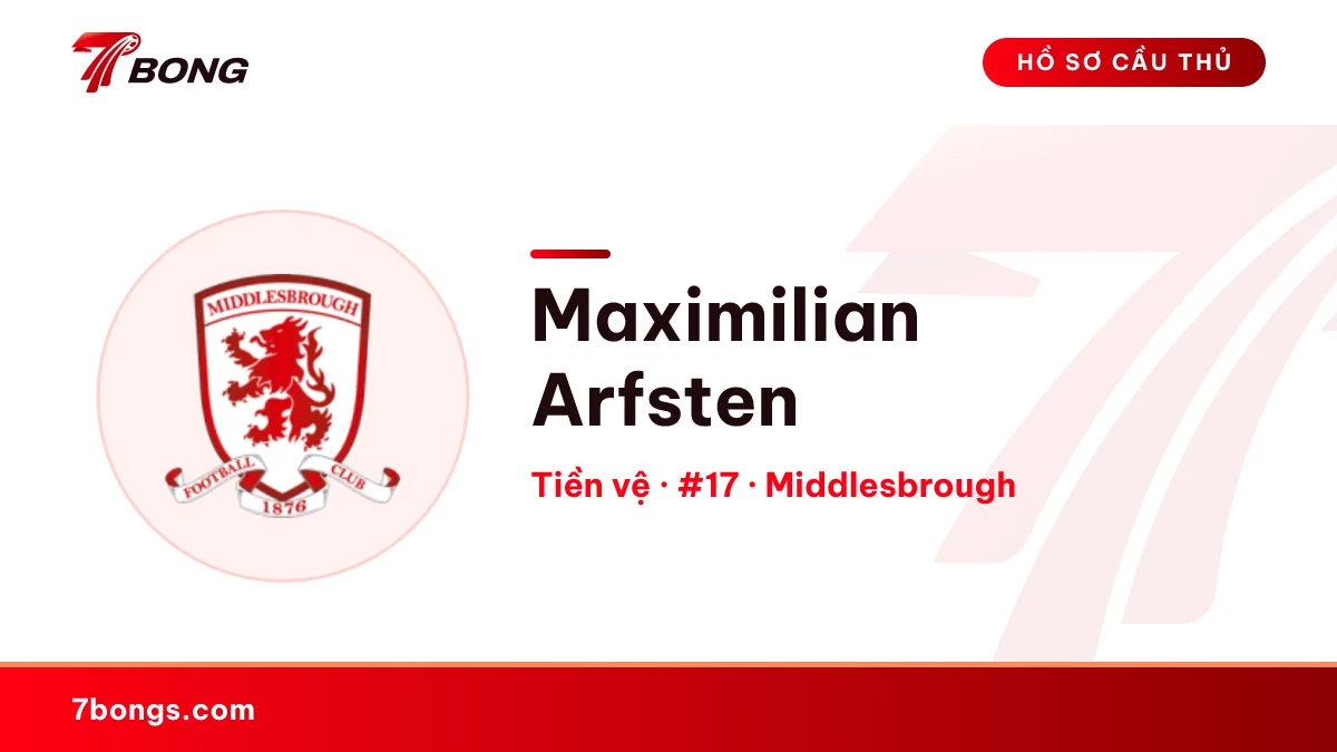 Maximilian Arfsten — Middlesbrough