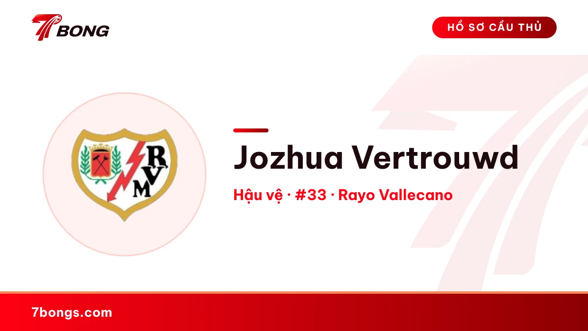 Jozhua Vertrouwd — Rayo Vallecano