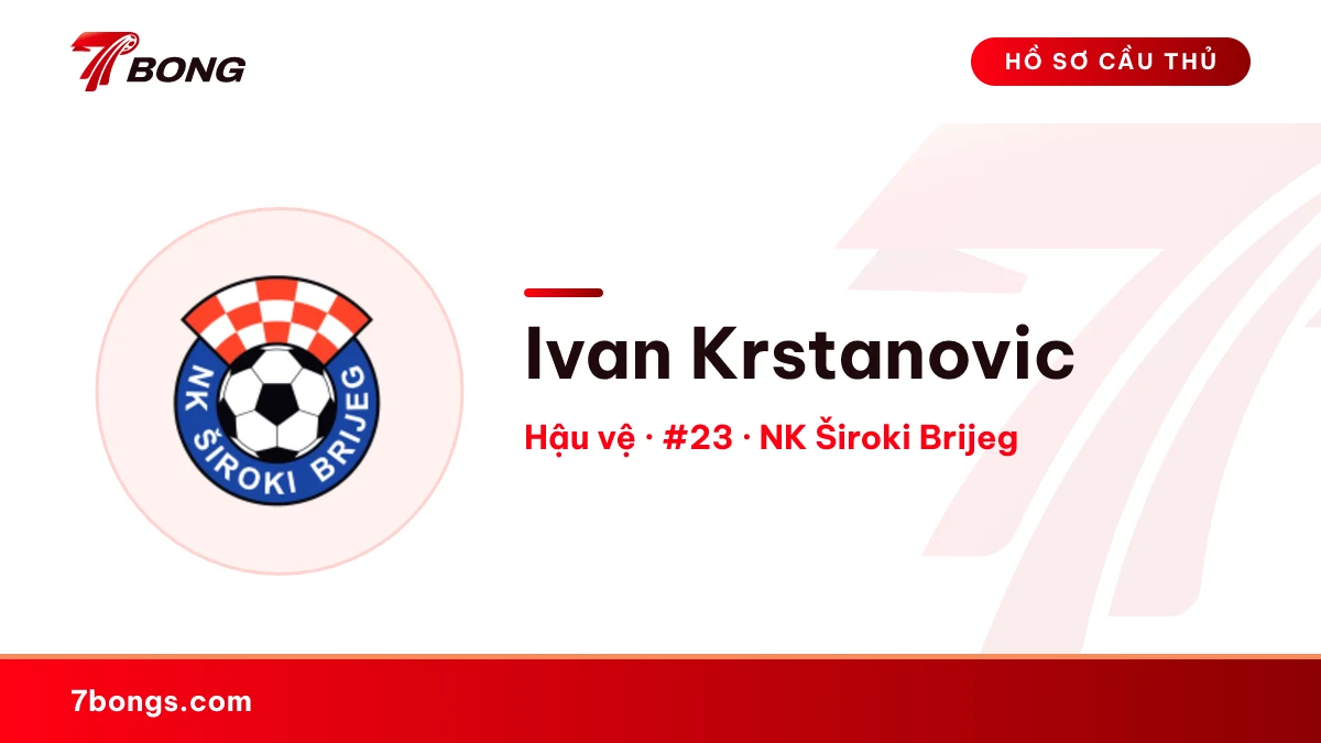 Ivan Krstanovic — NK Široki Brijeg