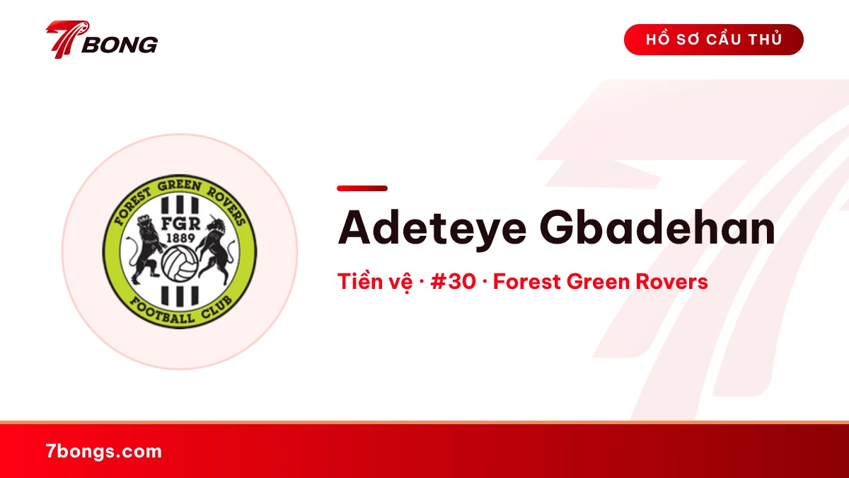 Adeteye Gbadehan — Forest Green Rovers