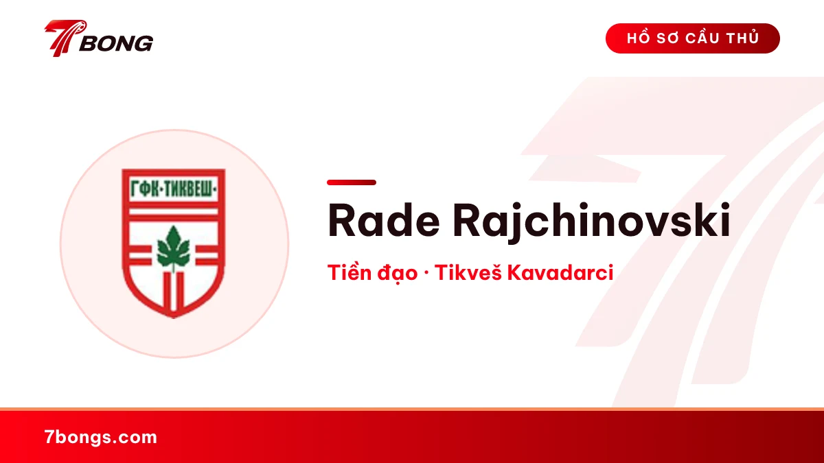 Rade Rajchinovski — Tikveš Kavadarci