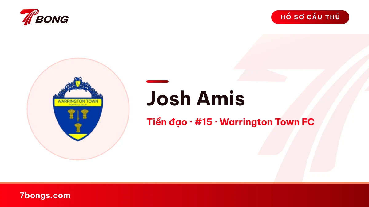 Josh Amis — Warrington Town FC