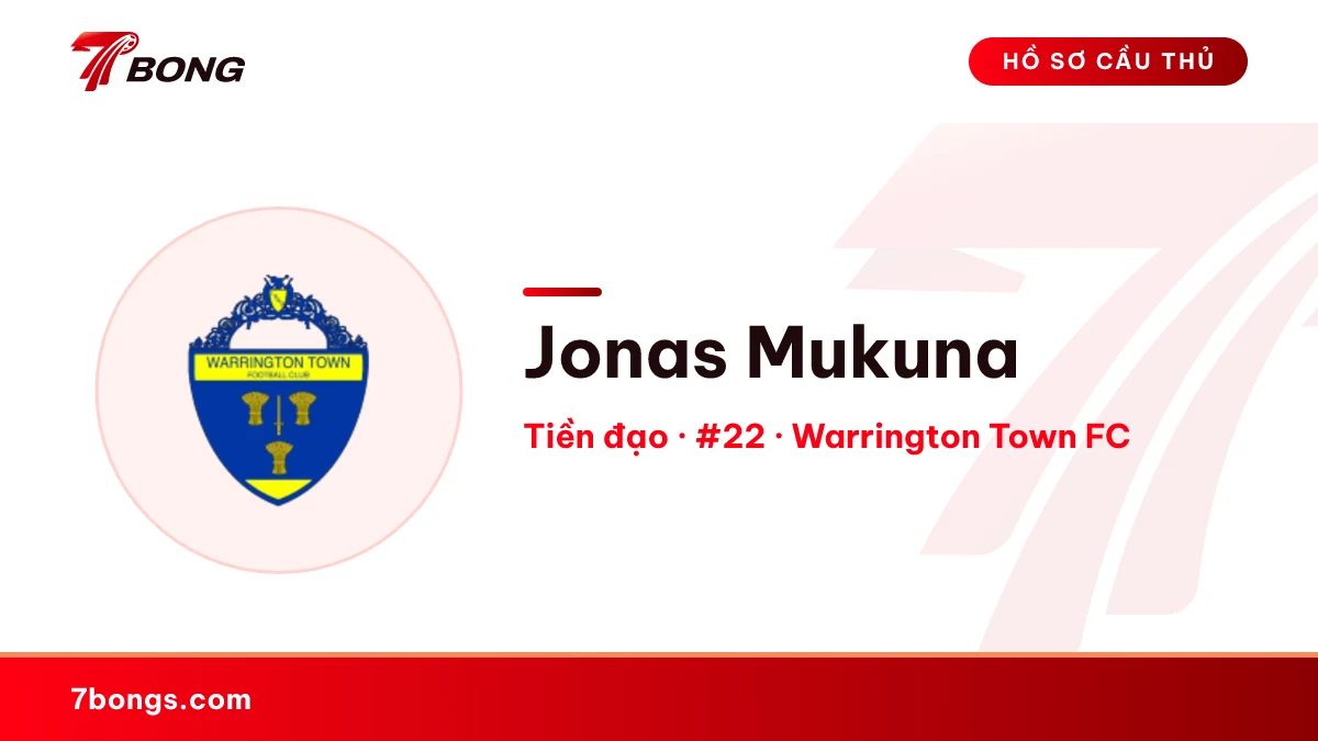 Jonas Mukuna — Warrington Town FC
