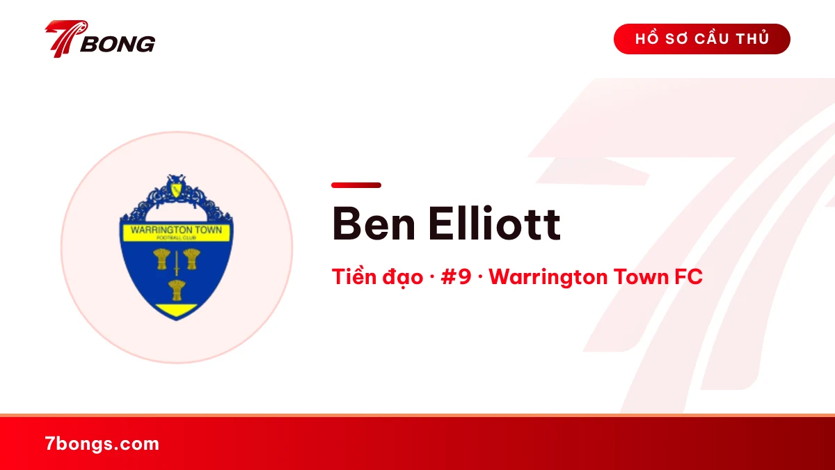 Ben Elliott — Warrington Town FC