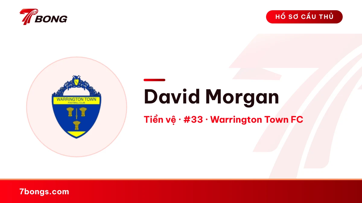 David Morgan — Warrington Town FC