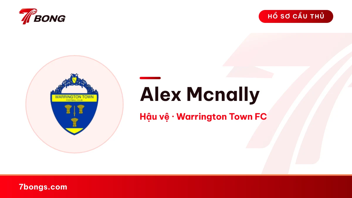 Alex  Mcnally — Warrington Town FC