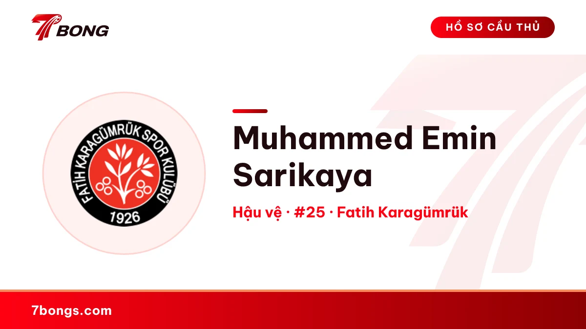 Muhammed Emin Sarikaya — Fatih Karagümrük