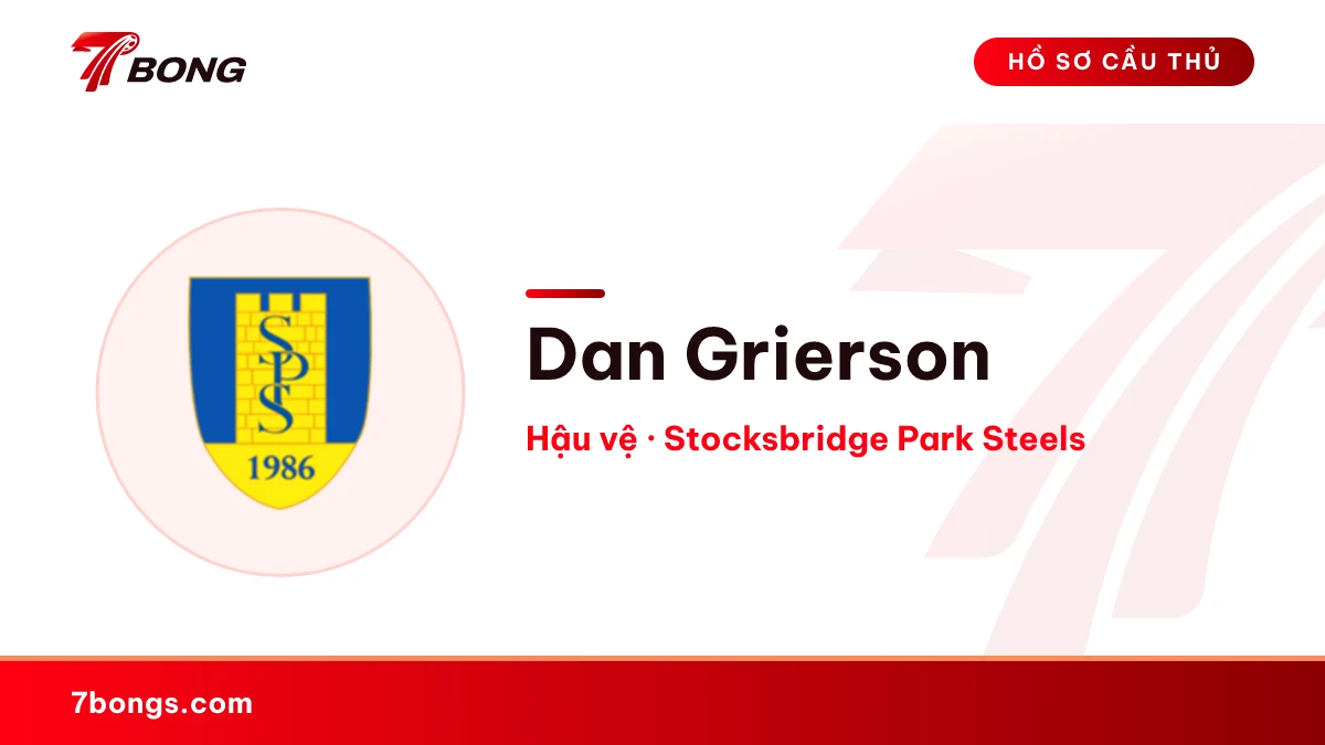 Dan Grierson — Stocksbridge Park Steels