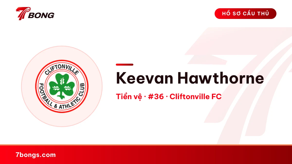 Keevan Hawthorne — Cliftonville FC