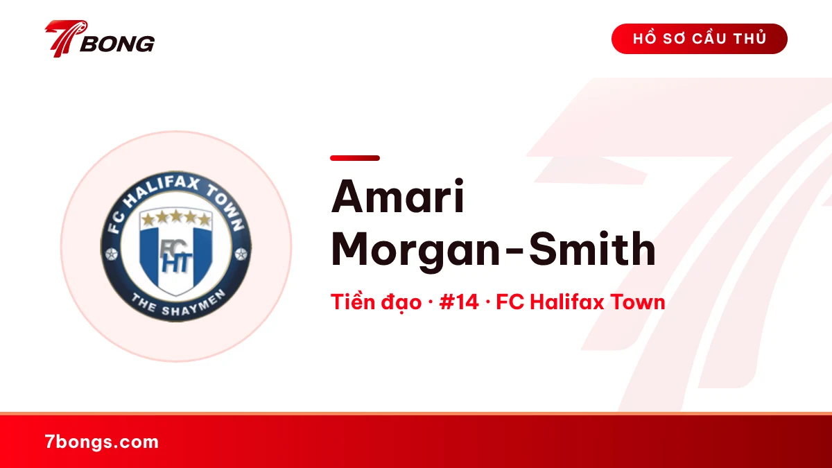 Amari Morgan-Smith — FC Halifax Town