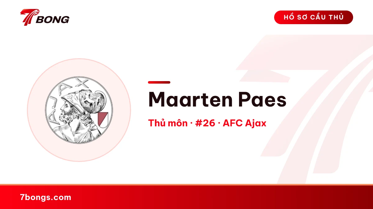 Maarten Paes — AFC Ajax