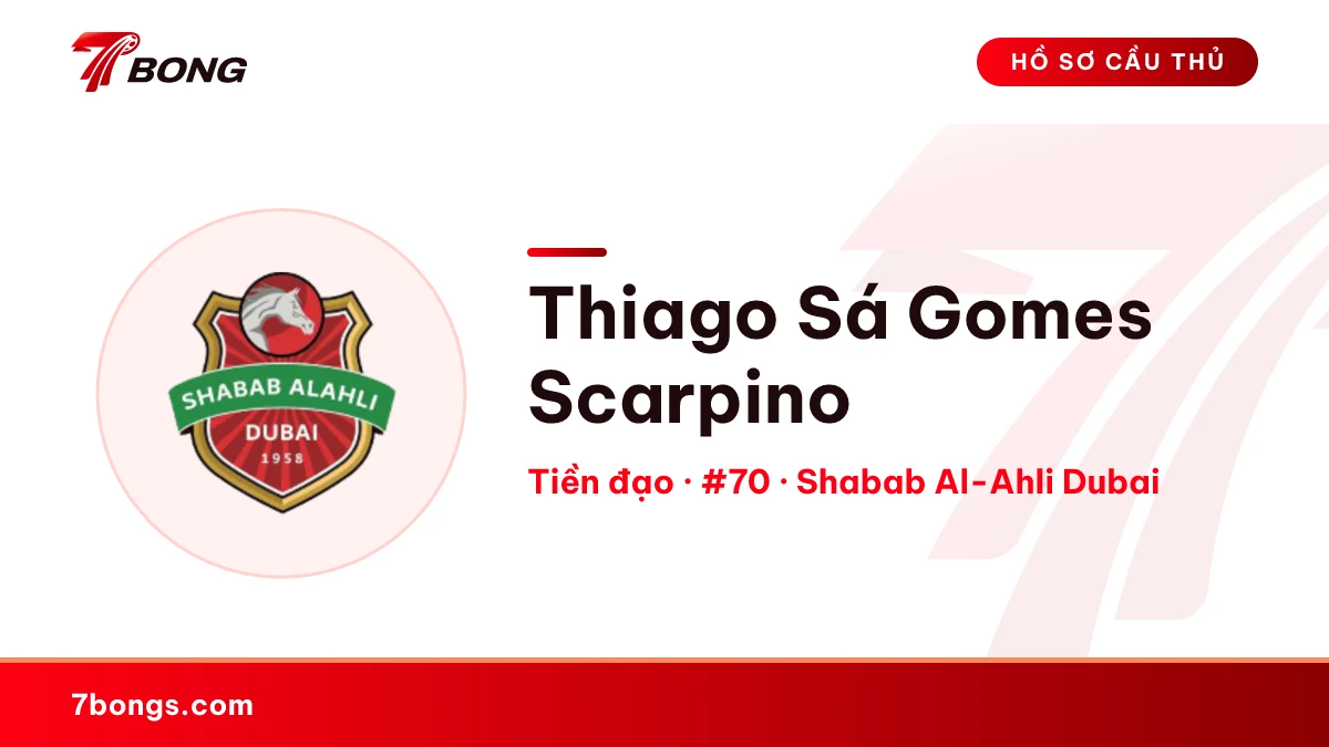 Thiago Sá Gomes Scarpino — Shabab Al-Ahli Dubai