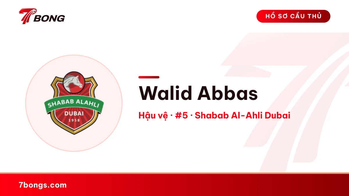Walid Abbas — Shabab Al-Ahli Dubai