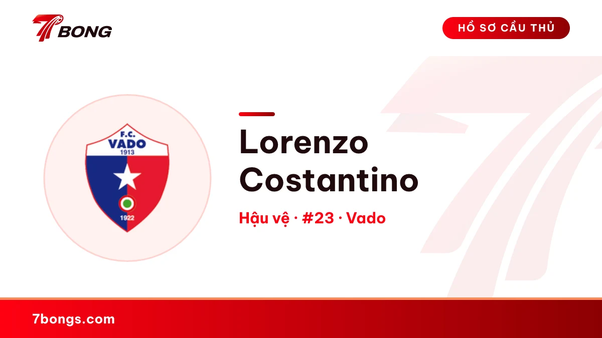 Lorenzo Costantino — Vado