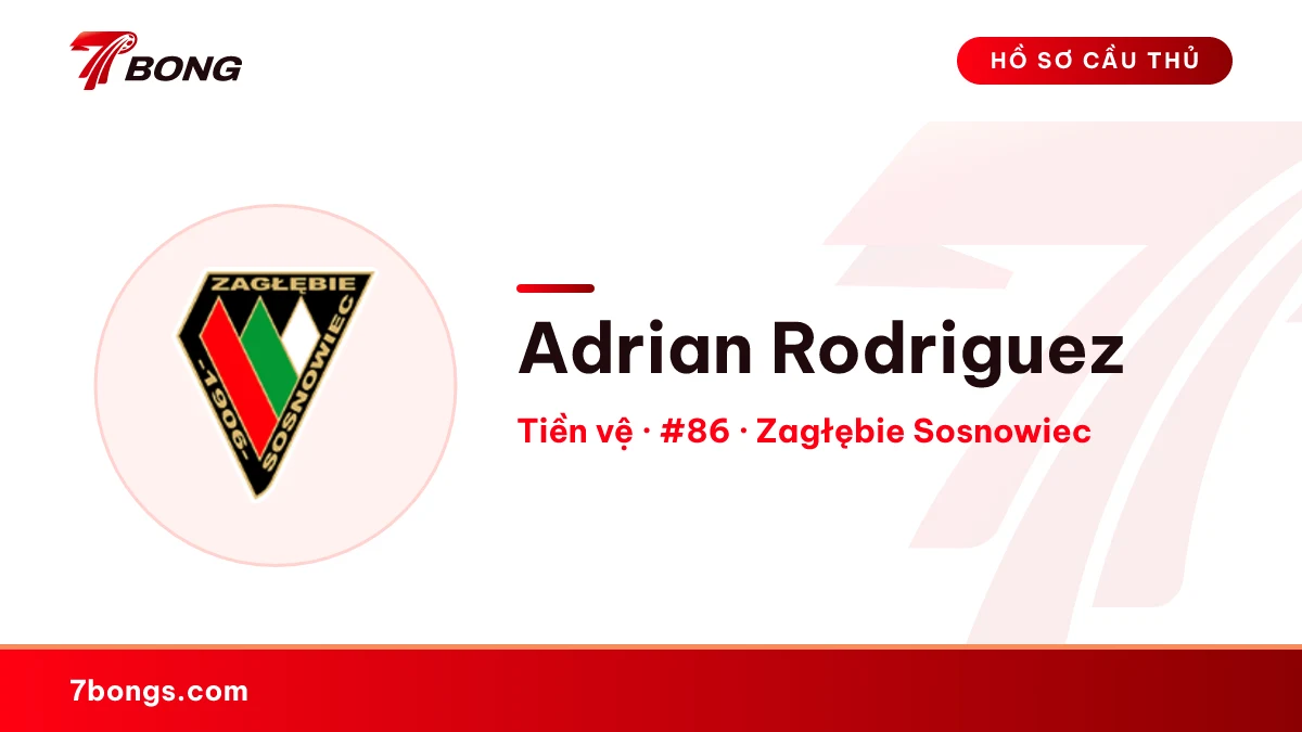 Adrian Rodriguez — Zagłębie Sosnowiec