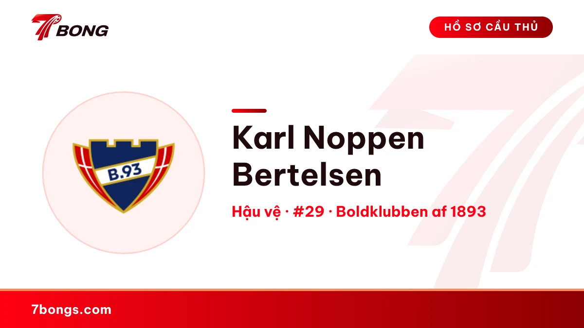 Karl Noppen Bertelsen — Boldklubben af 1893