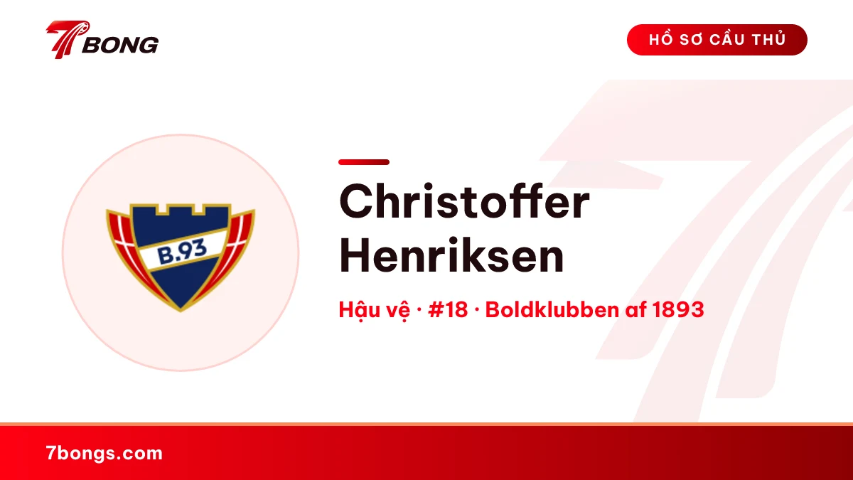 Christoffer Henriksen — Boldklubben af 1893
