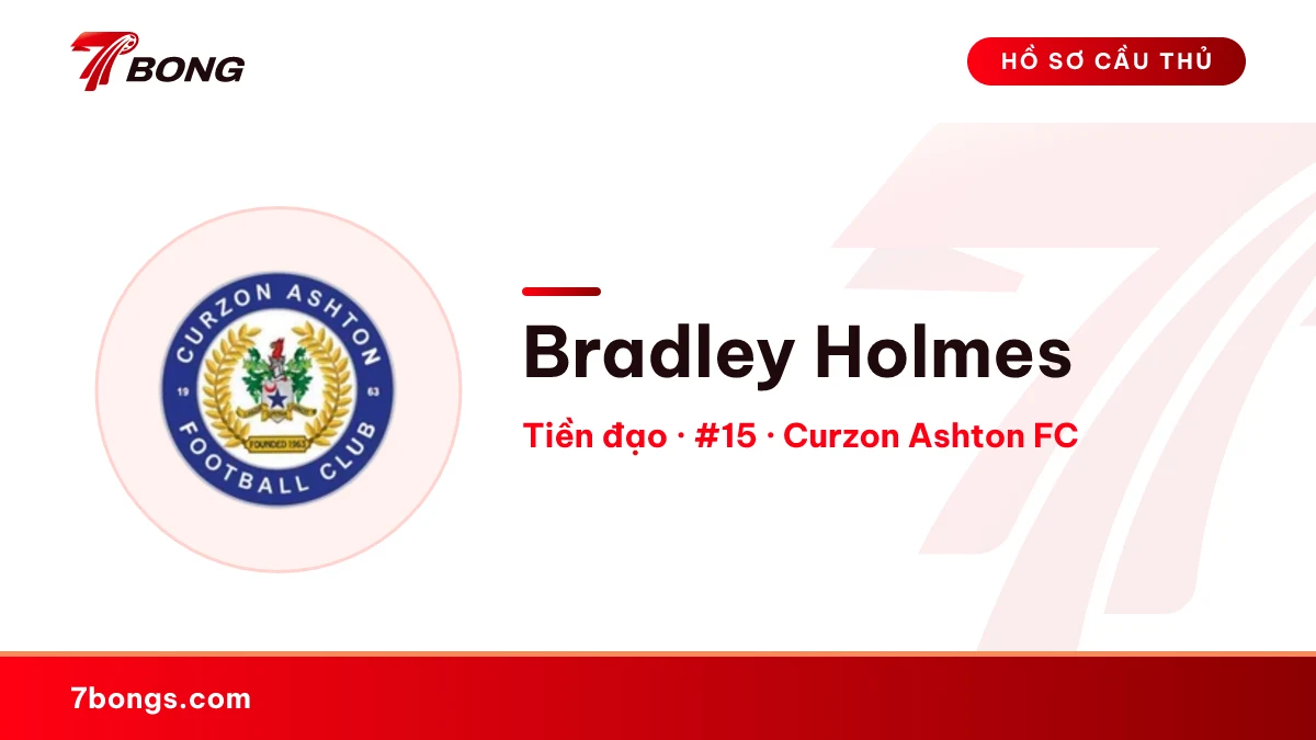 Bradley Holmes — Curzon Ashton FC