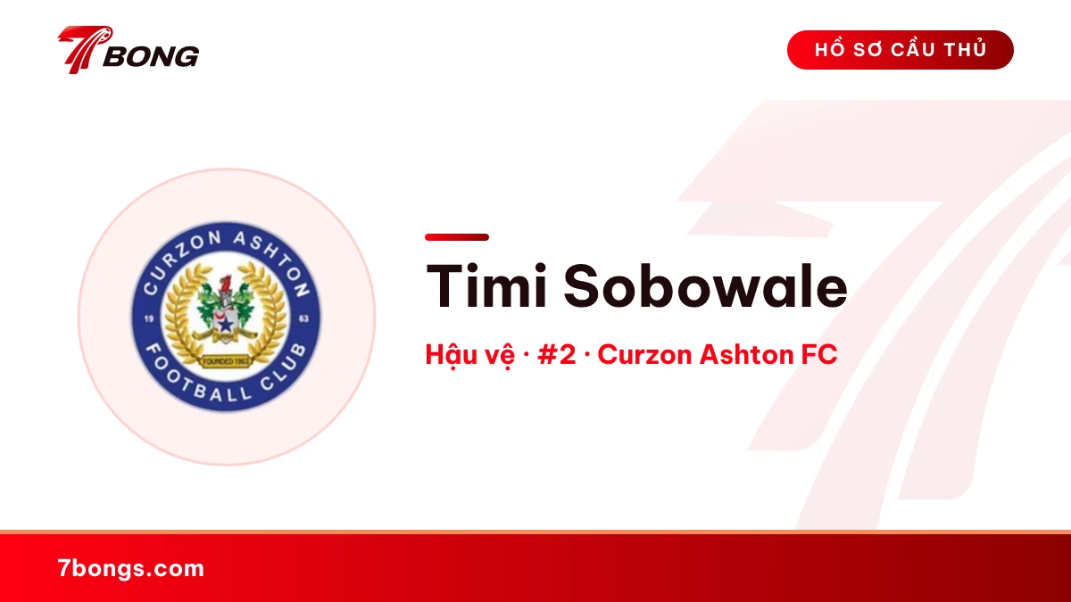 Timi Sobowale — Curzon Ashton FC
