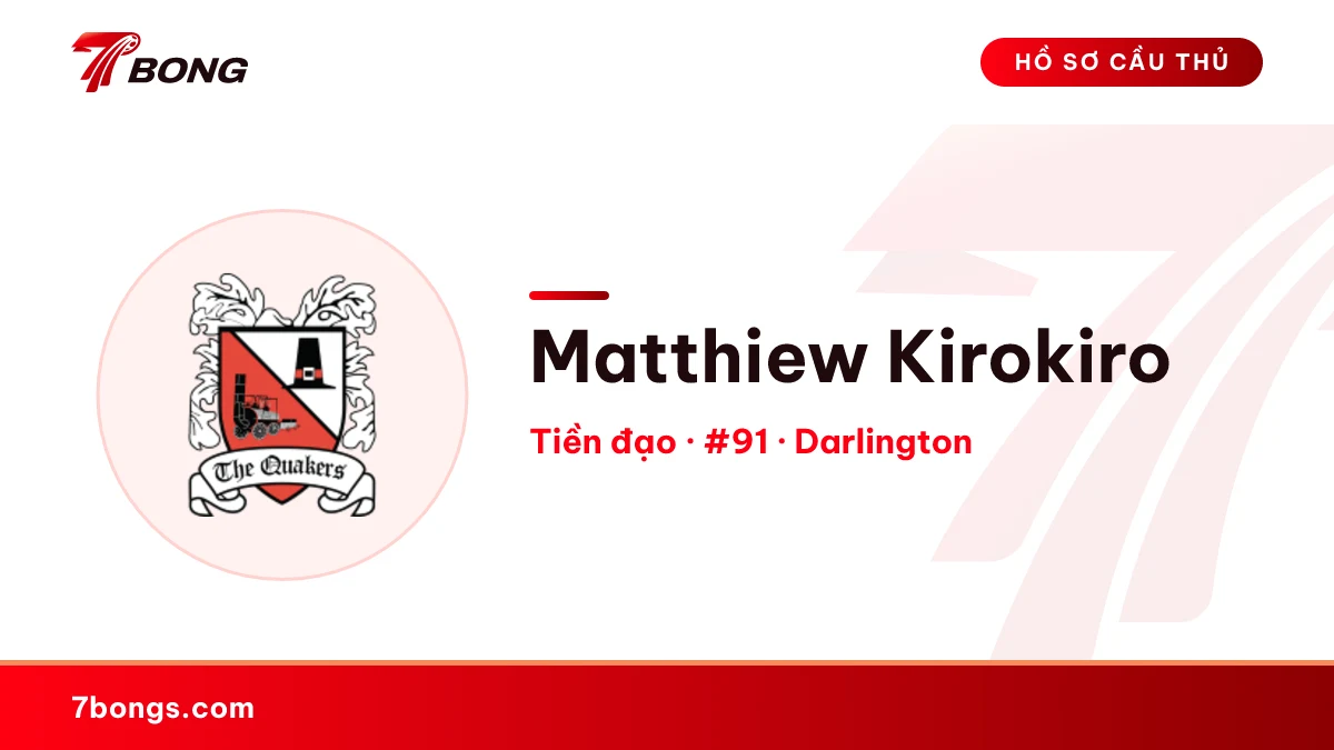 Matthiew Kirokiro — Darlington