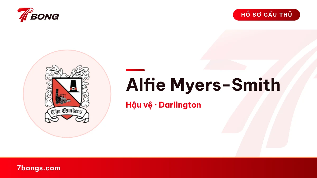 Alfie Myers-Smith — Darlington